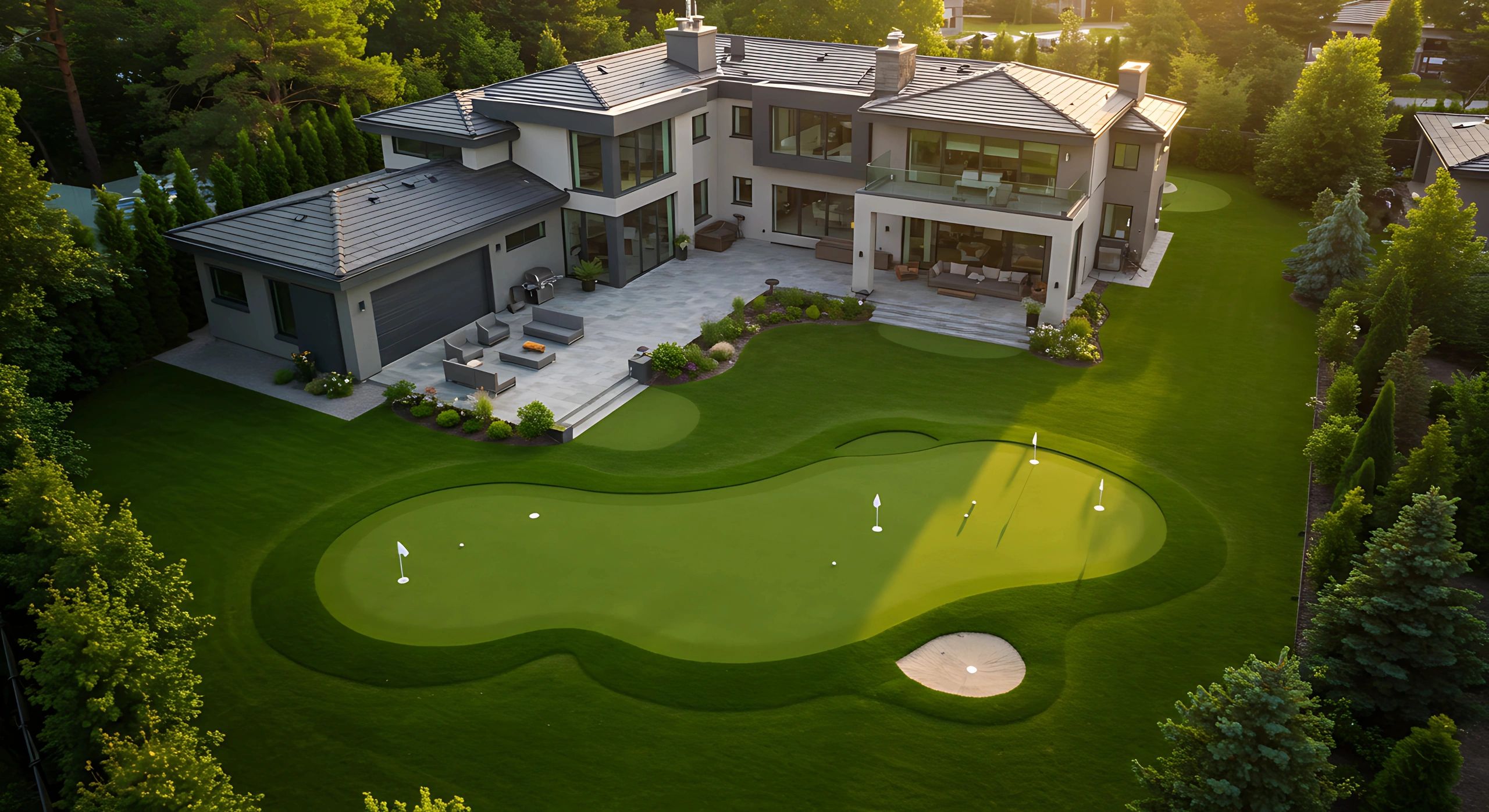 Thumbnail for New York City Luxury Apartments With Private Putting Green With Artificial Turf